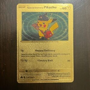 Gold Pokémon Card